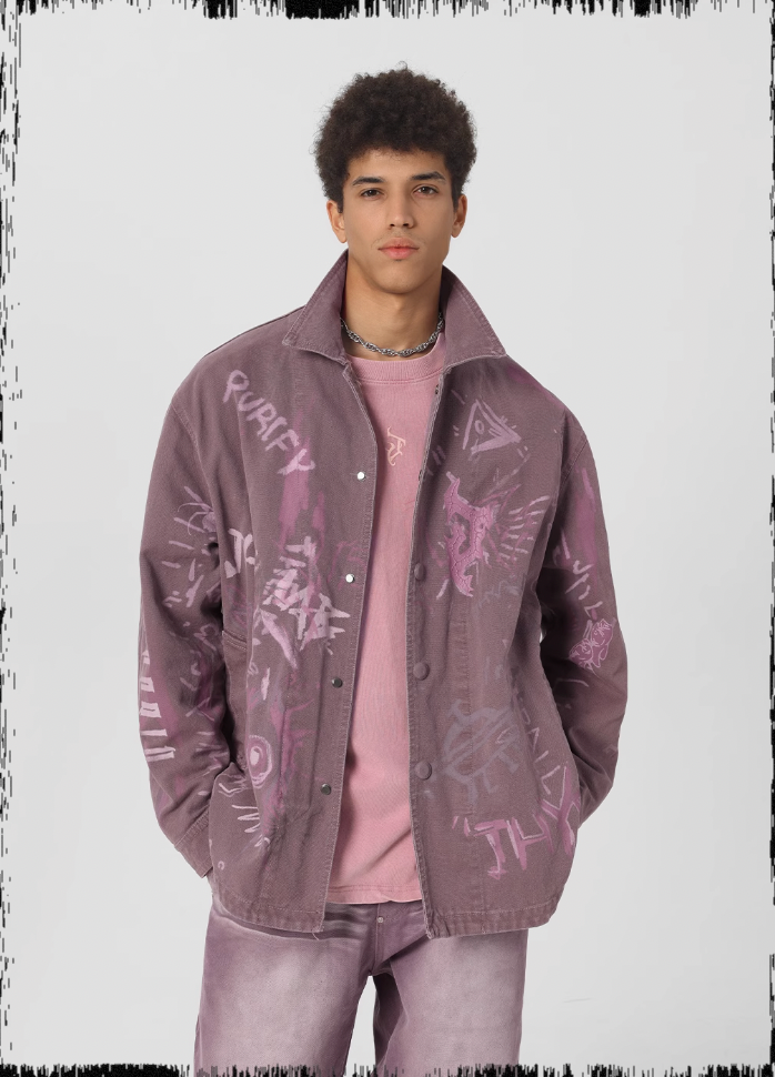 JHYQ Pulp Printed Work Jacket