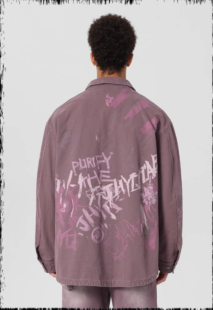 JHYQ Pulp Printed Work Jacket