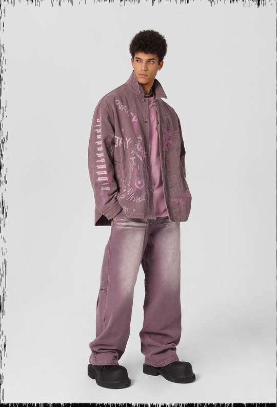 JHYQ Pulp Printed Work Jacket