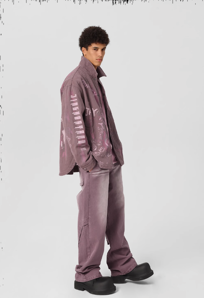 JHYQ Pulp Printed Work Jacket