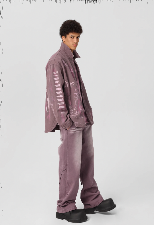 JHYQ Pulp Printed Work Jacket