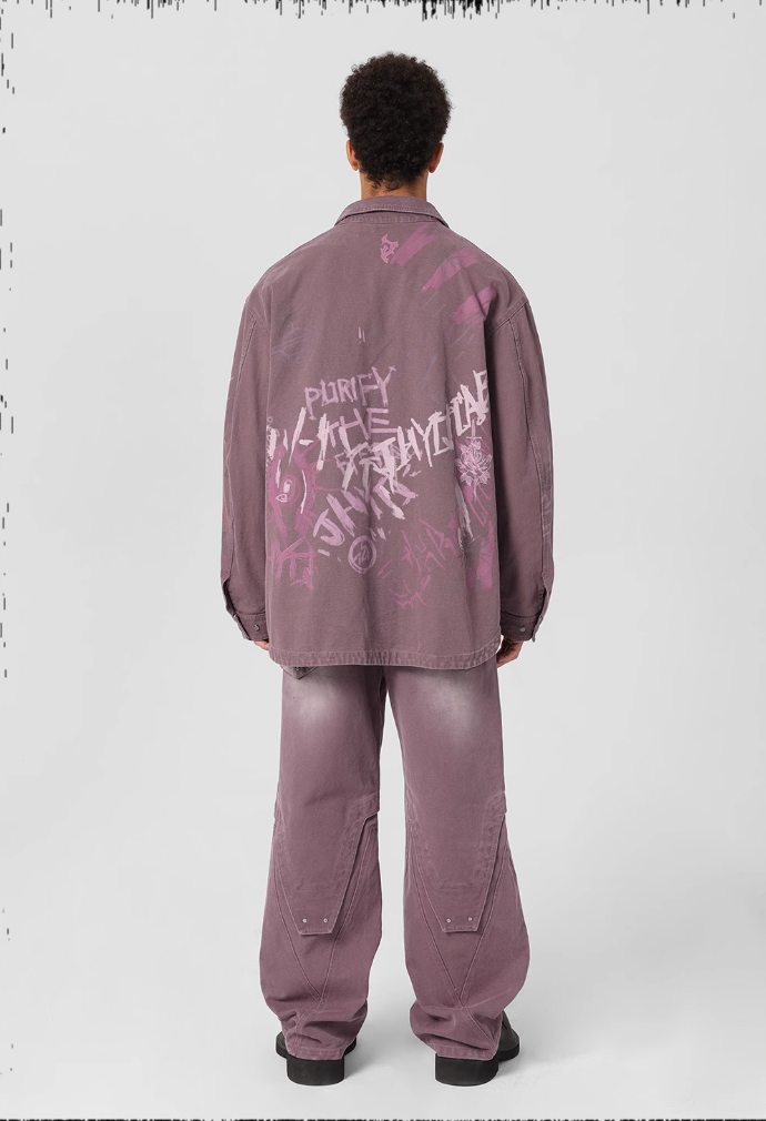 JHYQ Pulp Printed Work Jacket