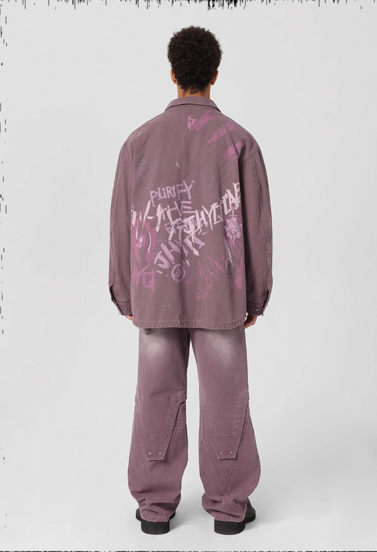 JHYQ Pulp Printed Work Jacket