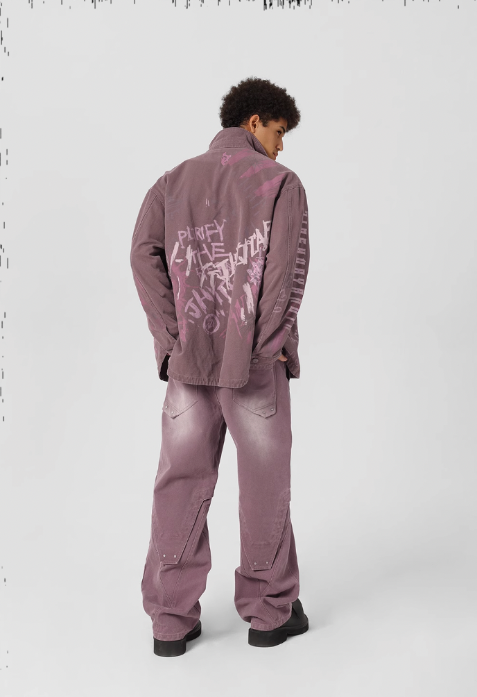 JHYQ Pulp Printed Work Jacket