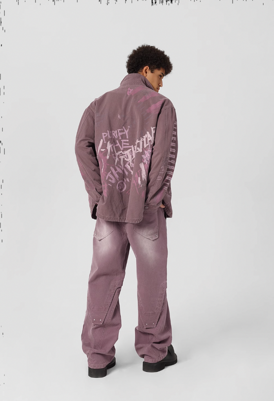 JHYQ Pulp Printed Work Jacket