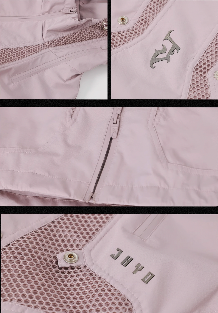 JHYQ Outdoor Hooded Mesh Rushing Jacket