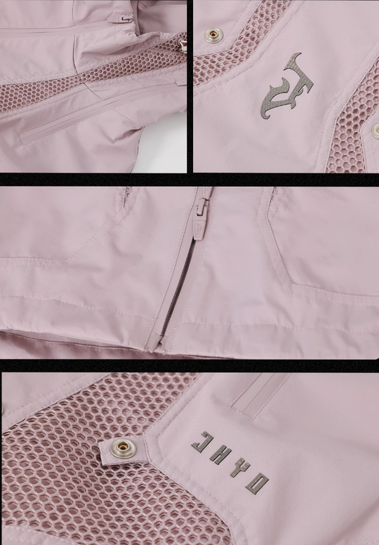 JHYQ Outdoor Hooded Mesh Rushing Jacket