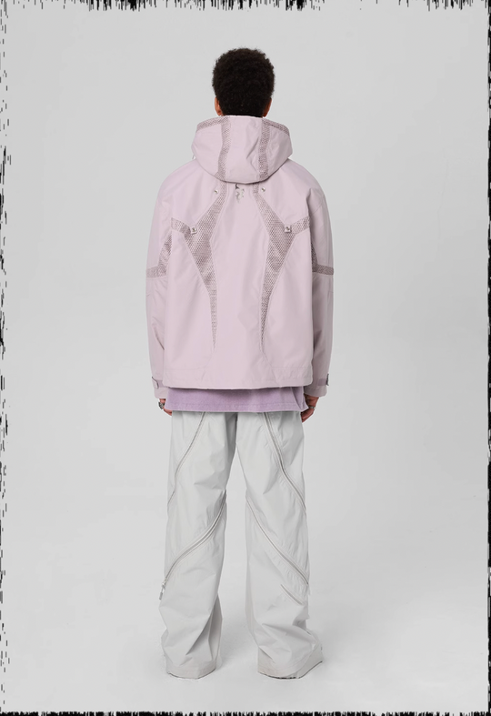 JHYQ Outdoor Hooded Mesh Rushing Jacket