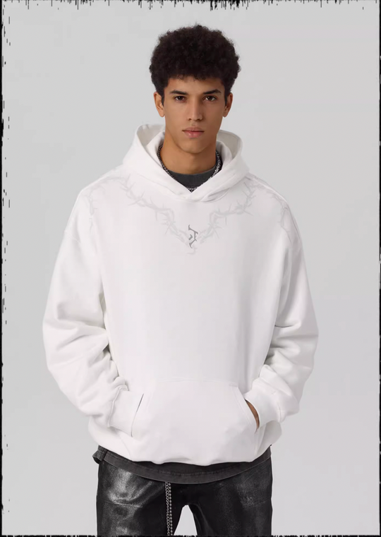 JHYQ Glue Crack Printing Hoodie