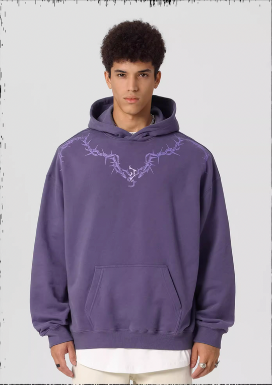 JHYQ Glue Crack Printing Hoodie