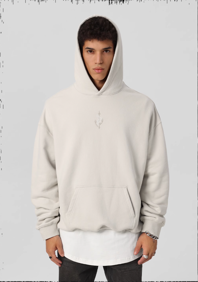 JHYQ Logo 3D Embroidery Hoodie