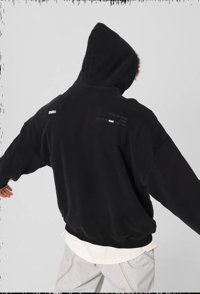JHYQ Logo 3D Embroidery Hoodie