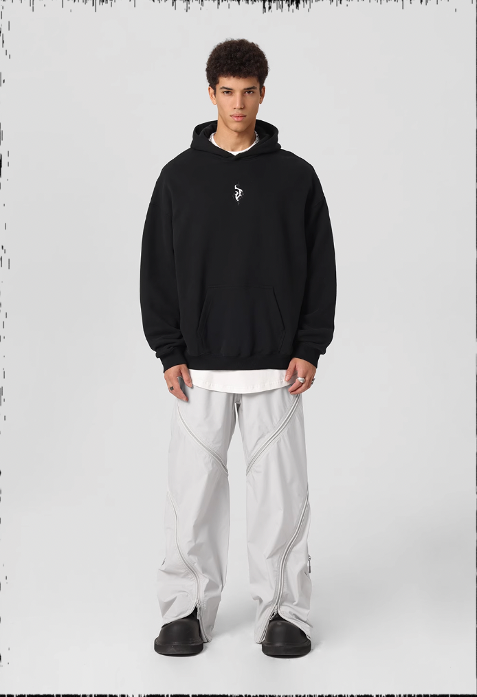 JHYQ Logo 3D Embroidery Hoodie