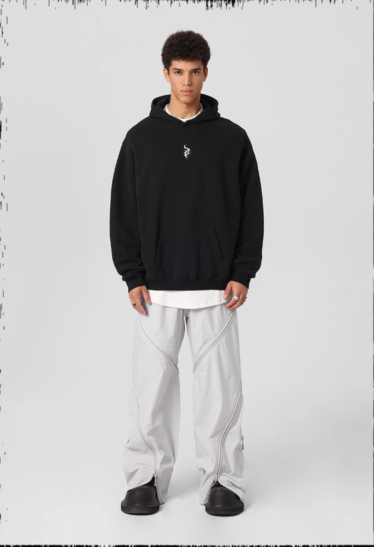 JHYQ Logo 3D Embroidery Hoodie