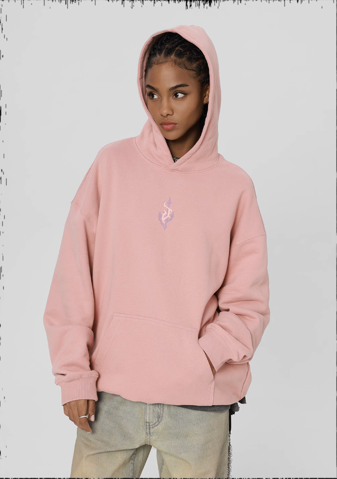 JHYQ Logo 3D Embroidery Hoodie