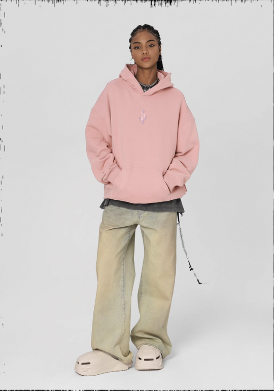 JHYQ Logo 3D Embroidery Hoodie