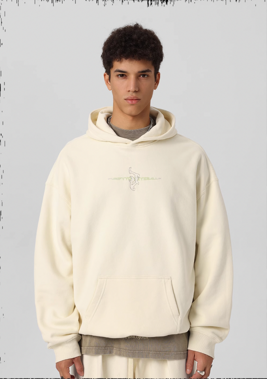 JHYQ Embroidered Beaded Logo Hoodie