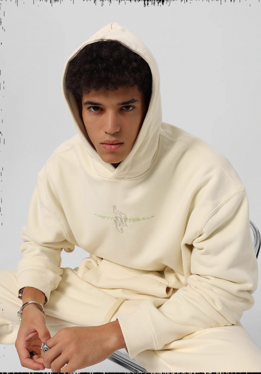 JHYQ Embroidered Beaded Logo Hoodie