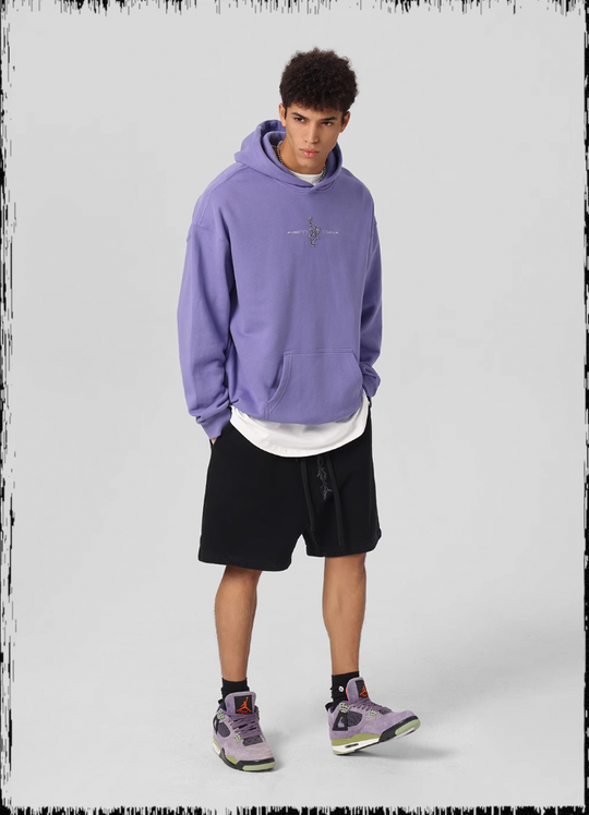 JHYQ Embroidered Beaded Logo Hoodie