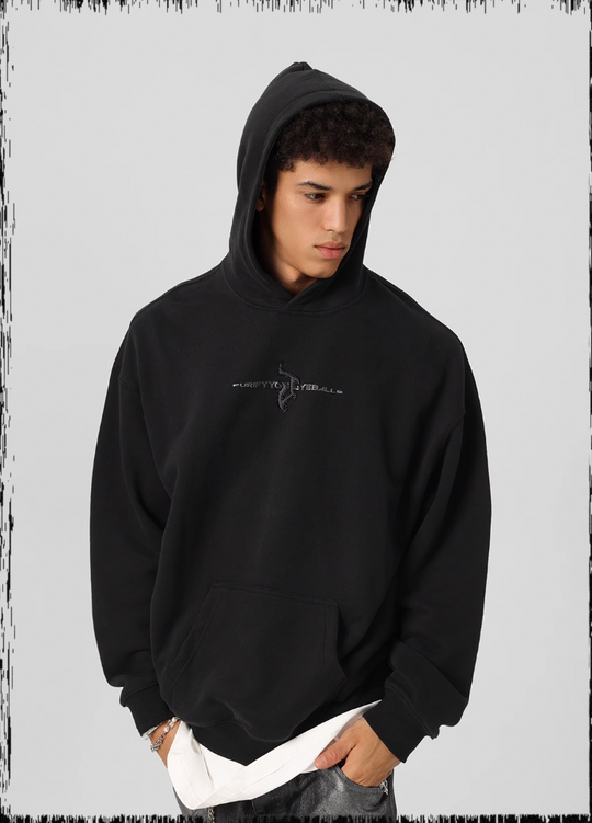 JHYQ Embroidered Beaded Logo Hoodie