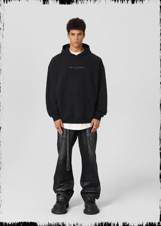 JHYQ Embroidered Beaded Logo Hoodie