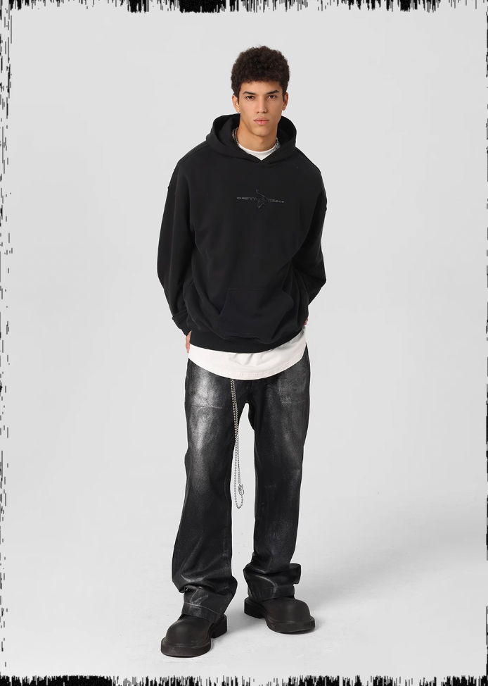 JHYQ Embroidered Beaded Logo Hoodie