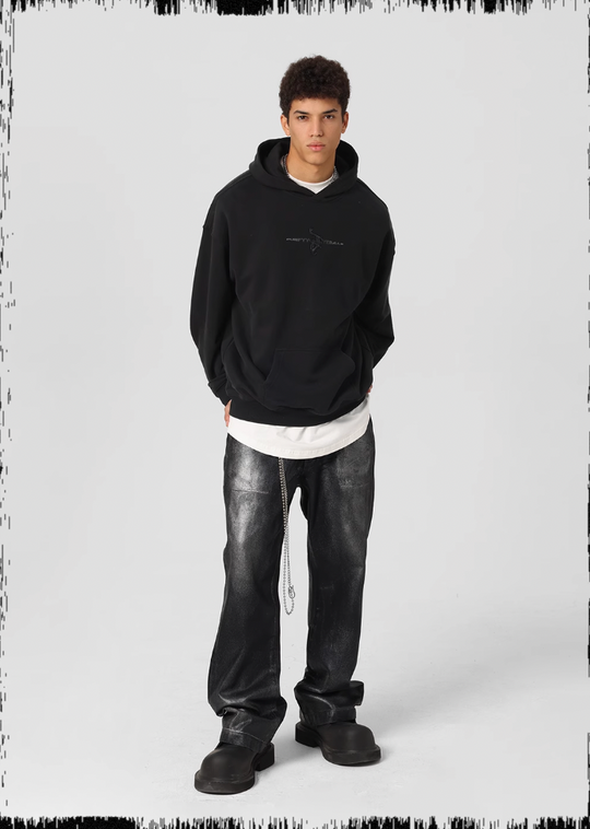 JHYQ Embroidered Beaded Logo Hoodie