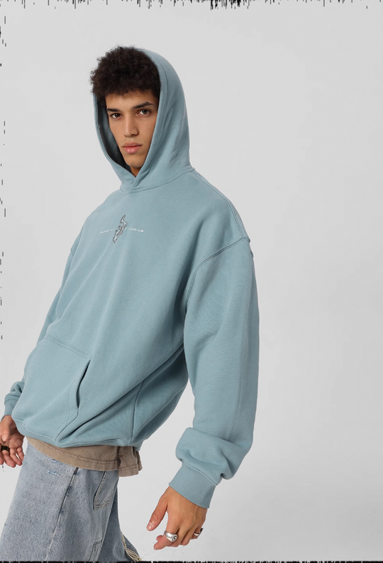 JHYQ Embroidered Beaded Logo Hoodie