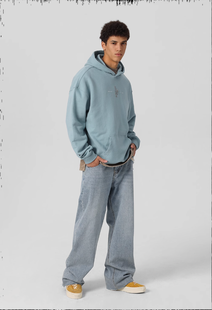 JHYQ Embroidered Beaded Logo Hoodie