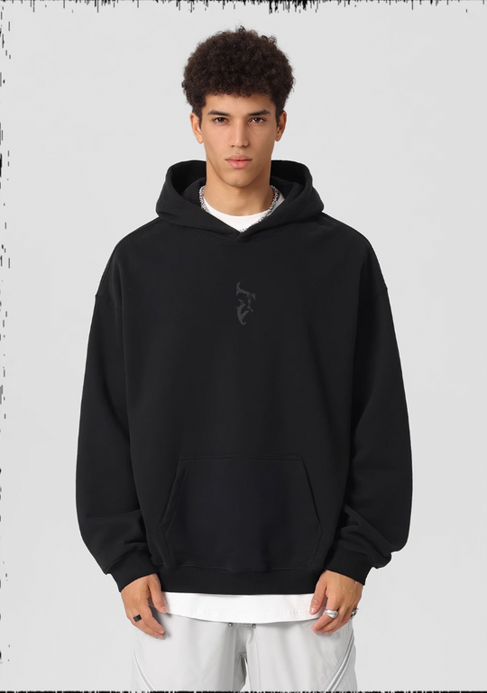 JHYQ White Dove Bubble Print Hoodie