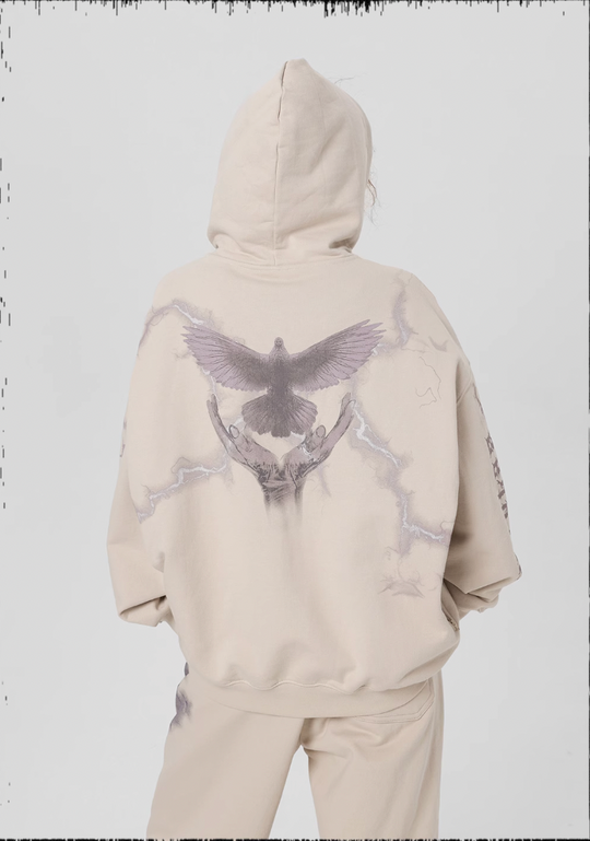 JHYQ Thunder Bird Printed Hoodie