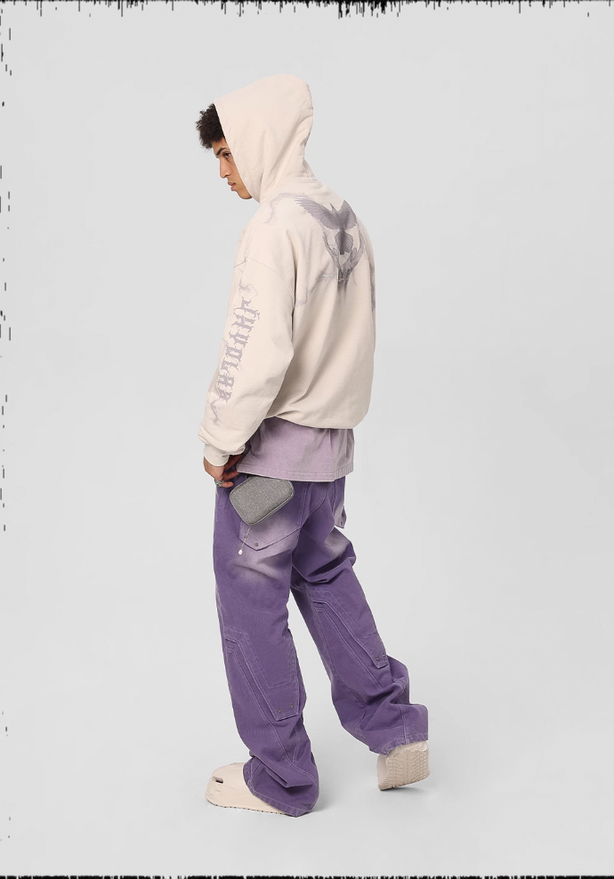 JHYQ Thunder Bird Printed Hoodie