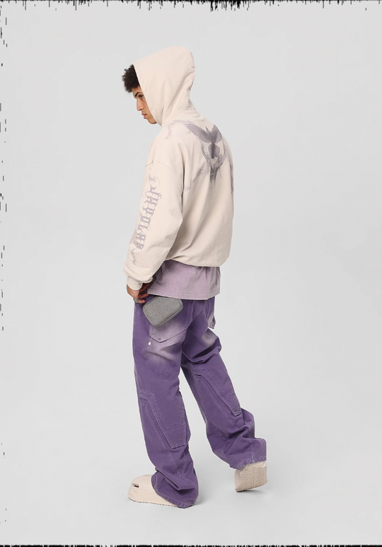 JHYQ Thunder Bird Printed Hoodie