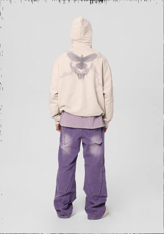 JHYQ Thunder Bird Printed Hoodie