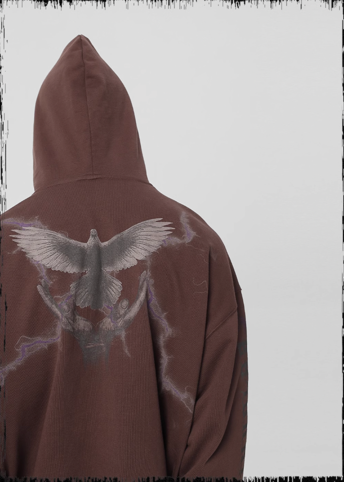 JHYQ Thunder Bird Printed Hoodie