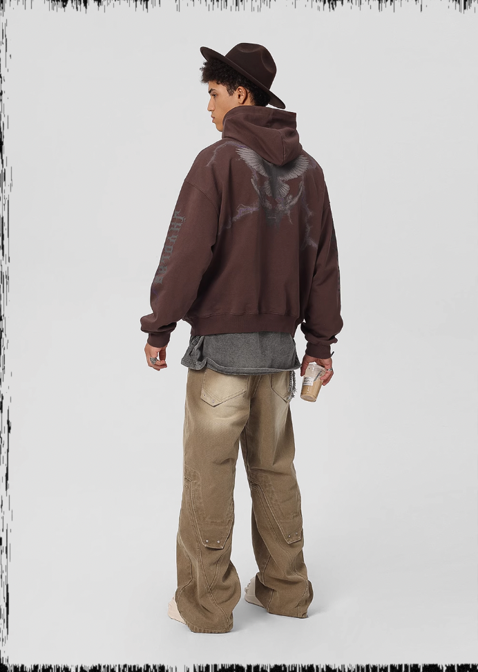 JHYQ Thunder Bird Printed Hoodie