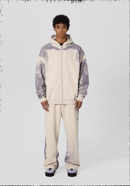 JHYQ Technology Pulp Printed Zipper Hoodie