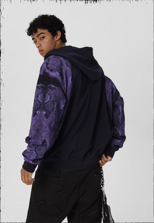 JHYQ Technology Pulp Printed Zipper Hoodie