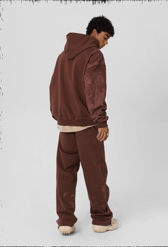 JHYQ Technology Pulp Printed Zipper Hoodie