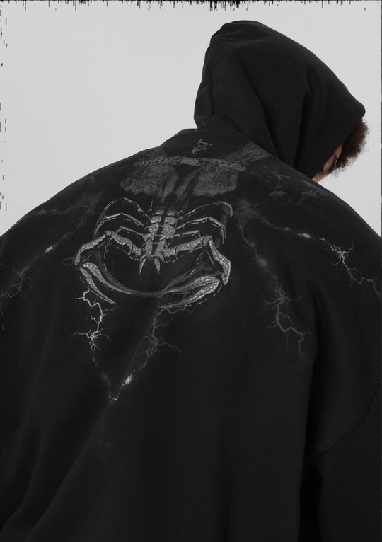 JHYQ Graffiti Print Hoodie