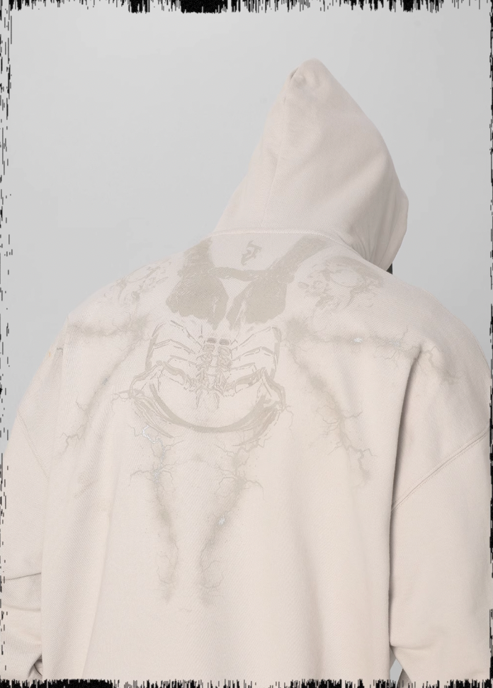 JHYQ Graffiti Print Hoodie