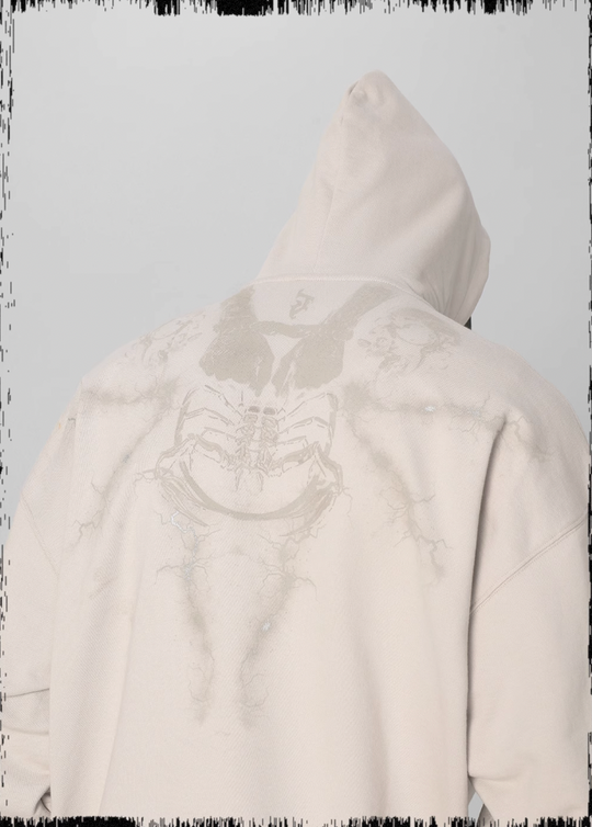 JHYQ Graffiti Print Hoodie