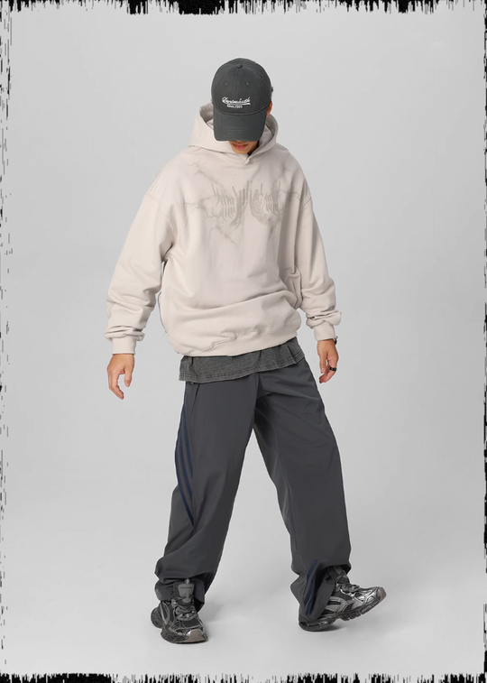 JHYQ Graffiti Print Hoodie