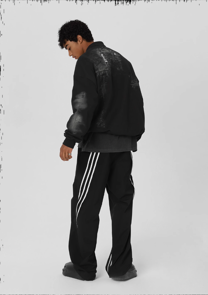 JHYQ Scrap Tech Printed Half Zip Sweatshirt