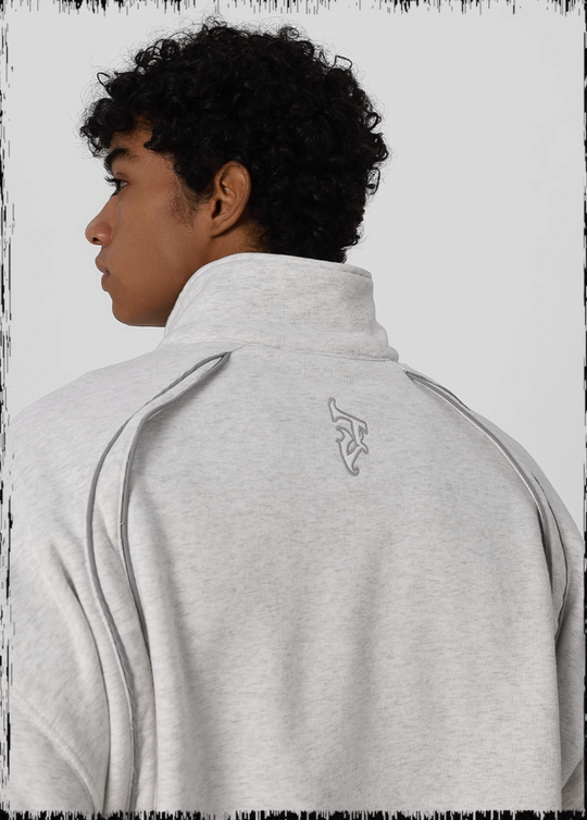 JHYQ 3D Arc Half Zip Sweatshirt