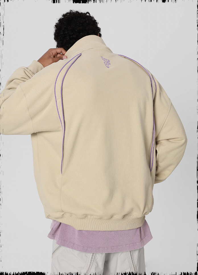 JHYQ 3D Arc Half Zip Sweatshirt