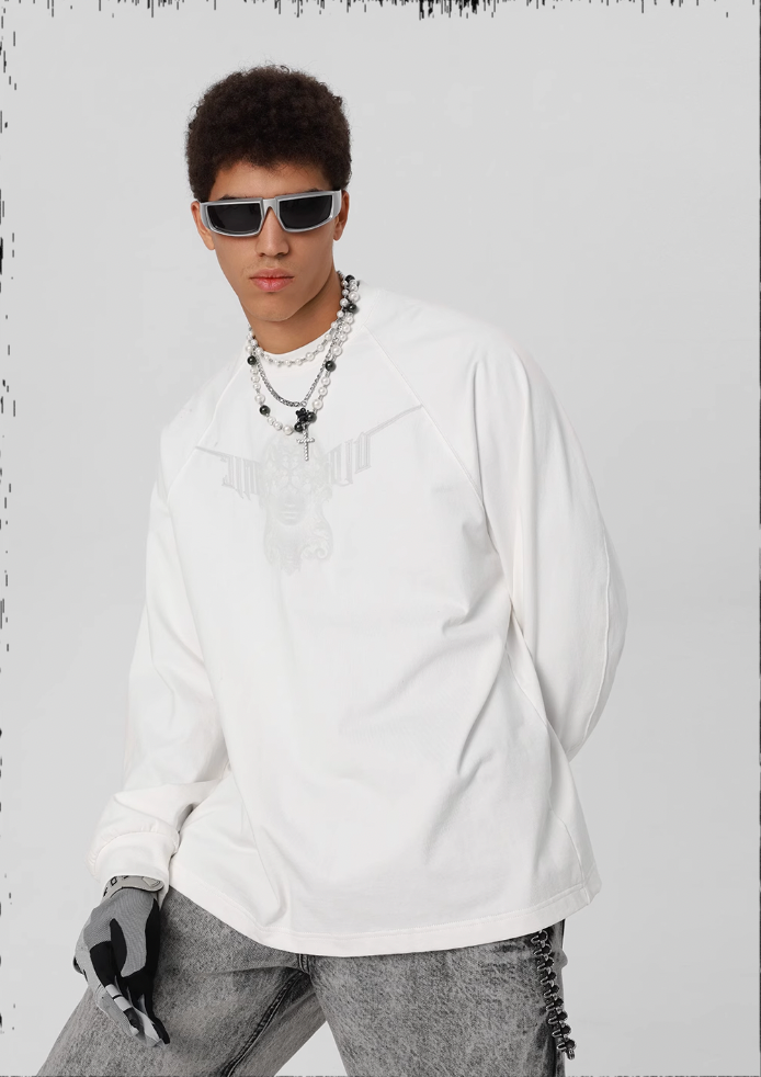 JHYQ 3D Stretch Printed Long Sleeved Tee