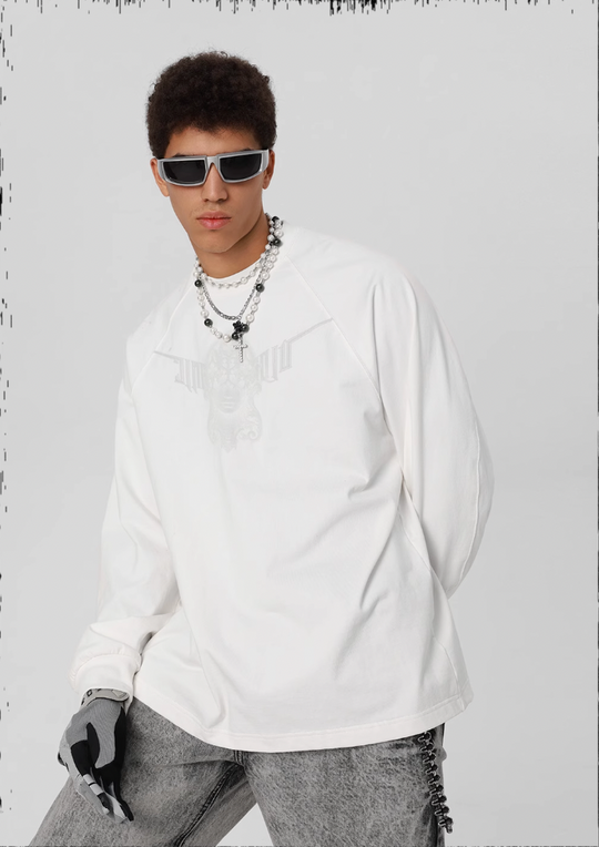 JHYQ 3D Stretch Printed Long Sleeved Tee