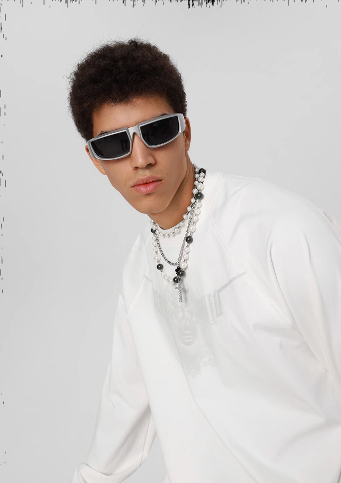 JHYQ 3D Stretch Printed Long Sleeved Tee