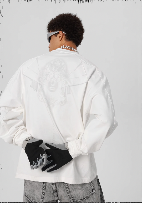 JHYQ 3D Stretch Printed Long Sleeved Tee